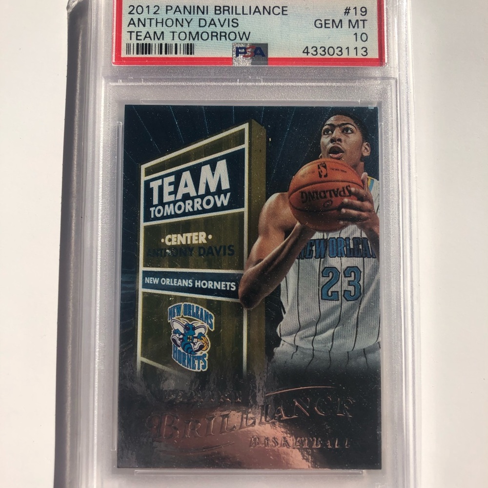 2012 Panini Team Tomorrow Anthony Davis Rookie